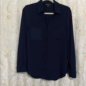 Elegant Women's Blue Blouse
